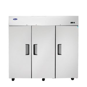 Atosa MBF8006GR 64.9 Cu. Ft. Stainless Steel Solid Door Reach-In Refrigerator - 115 Volts