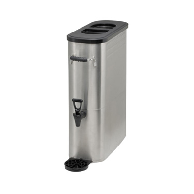 Winco SSBD-5 5 Gallon Stainless Steel Iced Tea Dispenser (1 Set)