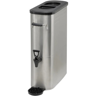 Winco SSBD-5 5 Gallon Stainless Steel Iced Tea Dispenser (1 Set)