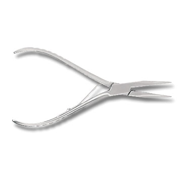 Matfer Bourgeat 121136 6.75"L Flat Edge Stainless Steel Fish Bone Tongs