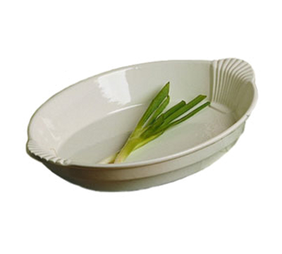 Bon Chef 2078BLK 96 Oz. Aluminum Black Oval Casserole Dish