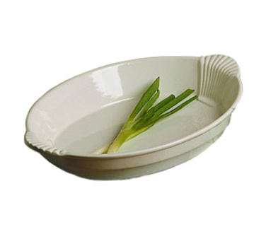 Bon Chef 2078BLK 96 Oz. Aluminum Black Oval Casserole Dish