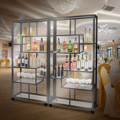 Eastern Tabletop 5360AC 36&quot;W x 70&quot;H Rolling Buffet Safety Shield