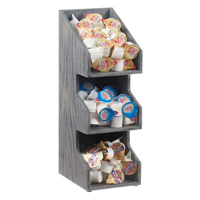 Cal-Mil 2053-83 Ashwood Condiment Organizer/Display 5-1/2"W x 6-1/2"D x 15-1/2"H