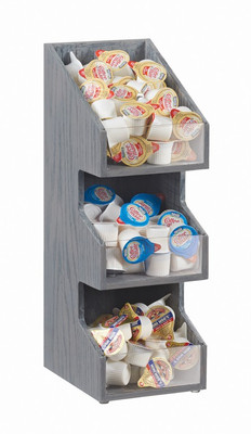 Cal-Mil 2053-83 Ashwood Condiment Organizer/Display 5-1/2"W x 6-1/2"D x 15-1/2"H