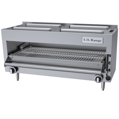 Garland UIR36C 34" W Stainless Steel Countertop Cuisine Series Salamander Broiler Gas - 40,000 BTU