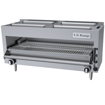 Garland UIR36C 34" W Stainless Steel Countertop Cuisine Series Salamander Broiler Gas - 40,000 BTU