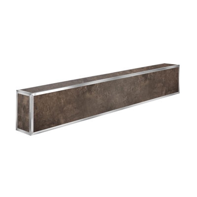 Eastern Tabletop H975BTSAS 66-5/8” x 7-7/8” x 11-7/8”H Stainless Steel Hub Buffet Bar Counter