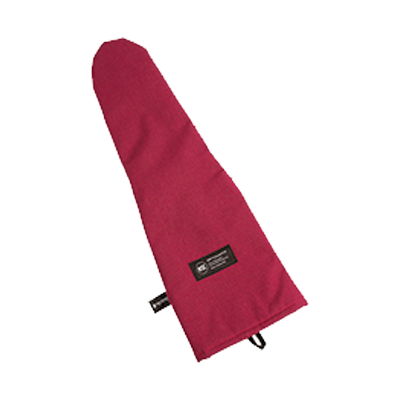 San Jamar KT0124K 24" Red Cool Touch Flame Puppet Style Oven Mitt