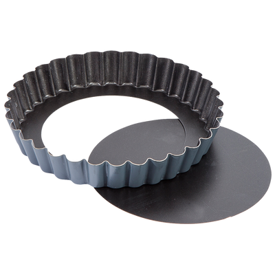 Matfer Bourgeat
 331685
 11&quot; x 2&quot;
 Round
 Steel
 Exopan Tartlet Mold