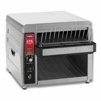 Waring CTS1000 21.5" Horizontal Electric Commercial Conveyor Toaster, 120V, 1800W