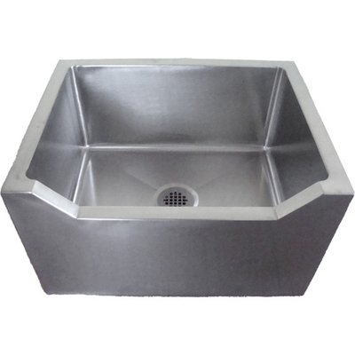 IMC Teddy FS-D 27&quot; x 21&quot; x 15.5&quot; Stainless Steel Heavy-Duty Mop Sink with Drop Front