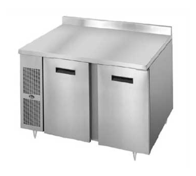 Randell 9215F-290 48"W Two-Section Solid Door Freezer Counter/Work Top