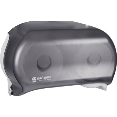 San Jamar R3600TBK Versatwin Classic Bath Tissue Dispenser 6-3/4"