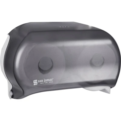 San Jamar R3600TBK Versatwin Classic Bath Tissue Dispenser 6-3/4"