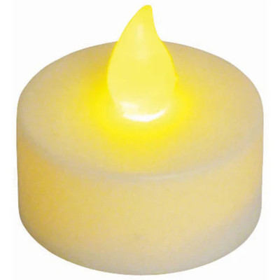 Winco CL-L Flameless Tealight Candle 1-1/2" Dia. x 1-1/2"H
