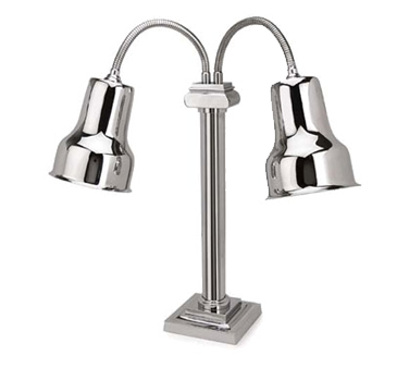 Eastern Tabletop 9632 Stainless Steel Lamp Warmer with 2 Bulbs - 120 Volts, 250 Watts