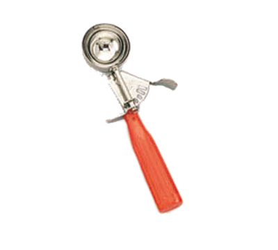 American Metalcraft NSPDS24 Size 24 Red Handle Thumb Disher
