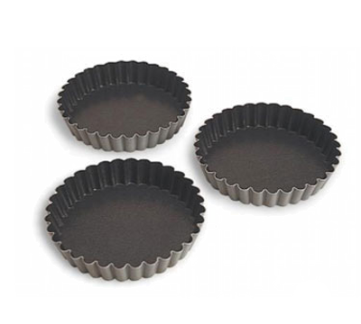 Matfer Bourgeat
 331611
 3.38&quot; x 0.63&quot;
 Round
 Steel
 Exopan Tartlet Mold - 1 Pack
