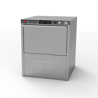 Champion UH330ADA 24" High Temp Undercounter Dishwasher 30 racks per Hour with Built-In Booster