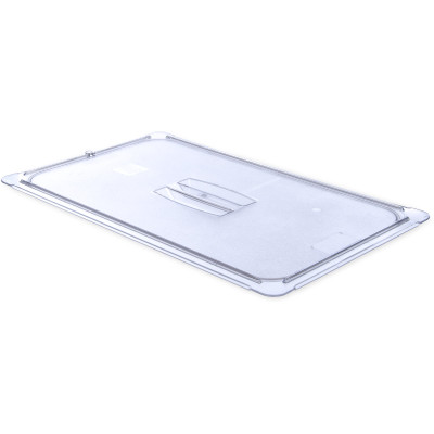 Carlisle 10210U07 Polycarbonate Full Size Clear StorPlus Universal Lid