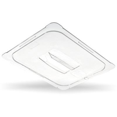 Carlisle 10210U07 Polycarbonate Full Size Clear StorPlus Universal Lid