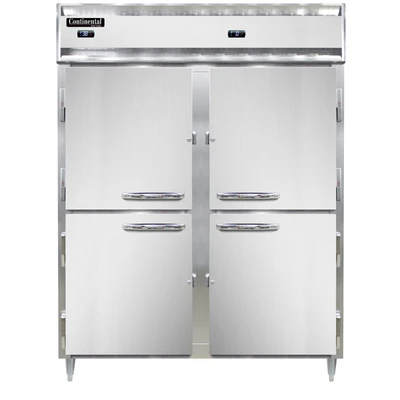 Continental Refrigerator D2RFENSAPTHD 57" W Two-Section Solid Door Designer Line Designer Line Refrigerator/Freezer