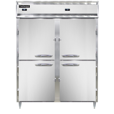 Continental Refrigerator D2RFENSAPTHD 57" W Two-Section Solid Door Designer Line Designer Line Refrigerator/Freezer