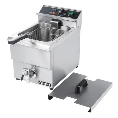 Admiral Craft DF-12L 25 Lbs. Single Electric Countertop Deep Fryer - 208 Volts