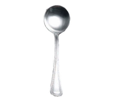 Bon Chef SBS3301 6.13" 18/0 Stainless Steel Sombrero Bouillon Spoon