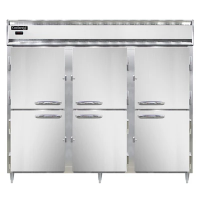 Continental Refrigeration DL3WE-PT-HD Designer Line Heated Cabinet Reach-In 85"