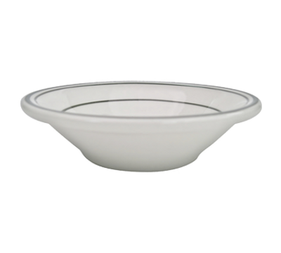 CAC China GS-32 3.5 Oz. American White Ceramic Round Greenbrier Fruit Dish (3 Dozen Per Case)