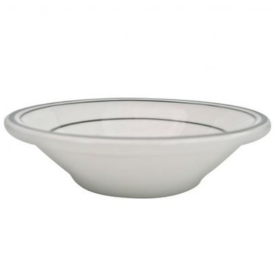 CAC China GS-32 3.5 Oz. American White Ceramic Round Greenbrier Fruit Dish (3 Dozen Per Case)