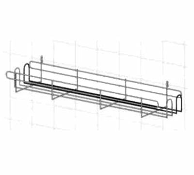 Metro SR24BR Smartwall Grid-Mount Spice Rack 22-1/2&quot;W Brite Zinc Finish