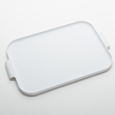 American Metalcraft MTW20 Melamine White Rectangular Endurance Market Tray