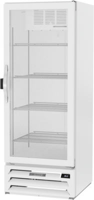 Beverage Air MMR12HC-1-W-IQ 25.38" W One-Section Glass Door Merchandiser MarketMax Refrigerated Merchandiser