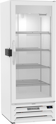 Beverage Air MMR12HC-1-W-IQ 25.38" W One-Section Glass Door Merchandiser MarketMax Refrigerated Merchandiser