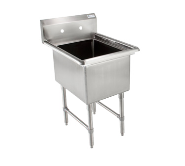 John Boos 1B244 1 Compartment B Series Sink 29"W x 29-1/2"D x 44"H
