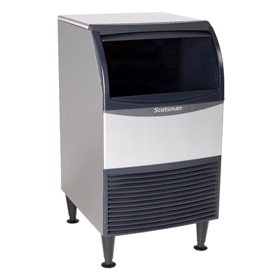 Scotsman UN1520AX-1 20" W Stainless Steel Air-Cooled Undercounter Ice Maker with Bin - 115 Volts
