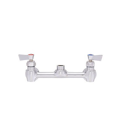 Fisher 61662 8" Backsplash Mount Check Stems Stainless Steel Lever Handles With Rigid Outlet Control Valve