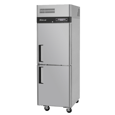 Turbo Air M3RF19-2-N(-L) 25.13" W Stainless Steel One-Section Solid Door Reach-In M3 Solid Dual Temperature - 115 Volts