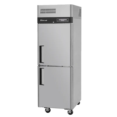 Turbo Air M3RF19-2-N(-L) 25.13" W Stainless Steel One-Section Solid Door Reach-In M3 Solid Dual Temperature - 115 Volts