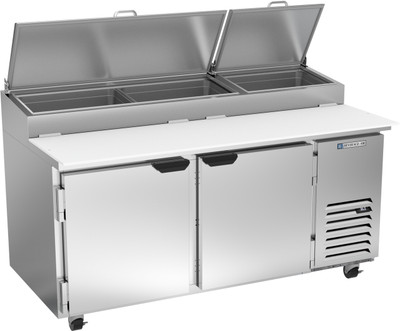 Beverage Air DP67HC 67" W Pizza Top Refrigerated Counter