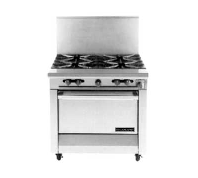 Garland M44R-NG 34" Natural Gas Heavy Duty Range - 180,000 BTU