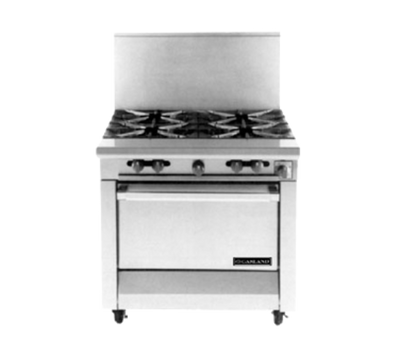 Garland M44R-NG 34" Natural Gas Heavy Duty Range - 180,000 BTU