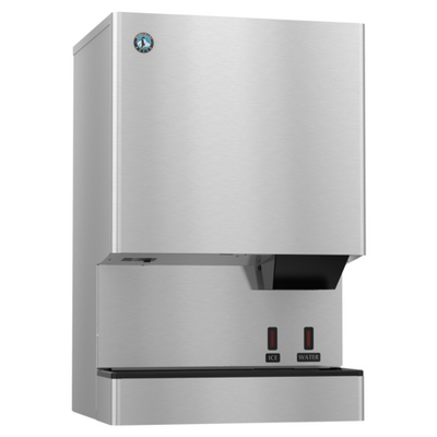 Hoshizaki DCM-500BWK-OS Opti-Serve 26" W Stainless Steel Water-Cooled Cubelet Ice Maker and Water Dispenser - 115 Volts