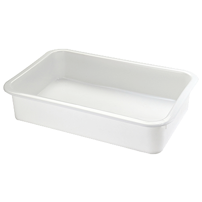 Matfer Bourgeat 510536 23-3/4"W White Rectangle Polyethylene Dough Container