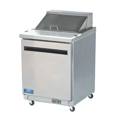 Arctic Air AMT28R 29" W One-Section One Door Mega Top Sandwich or Salad Prep Table