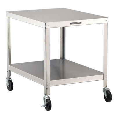 Lakeside 518 25-1/4"W x 33-1/4"D, 29-3/16"H Mobile Stainless Steel Machine Stand