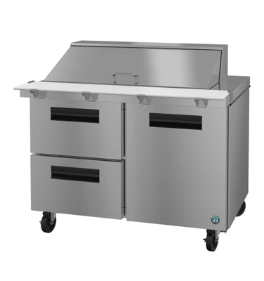 Hoshizaki SR48B-18MD2 48" W Two-Section One Door Reach-In Steelheart Series Mega Top Refrigerator